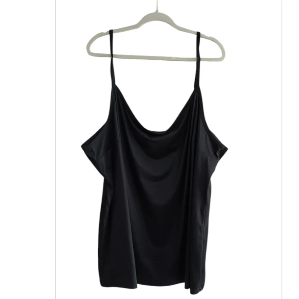 Terra & Sky Black Camisole Top Size 5X - Picture 1 of 4